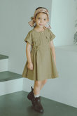 【KIDS】safari dress navy 110-120cm