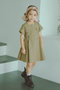 【KIDS】safari dress navy 110-120cm マールマール/MARLMARL