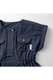 【KIDS】safari dress navy 110-120cm マールマール/MARLMARL
