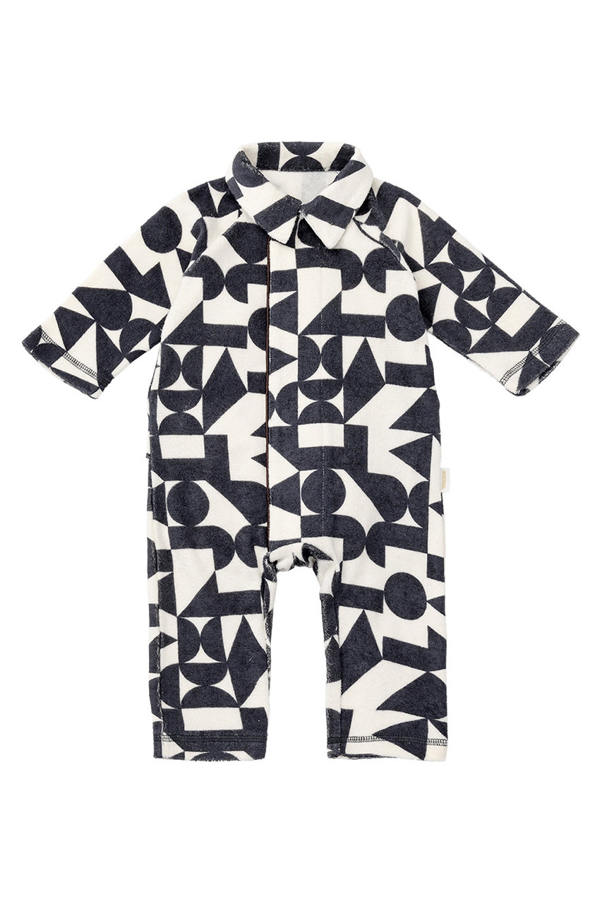 【BABY】calin カバーオール navy blocks 70