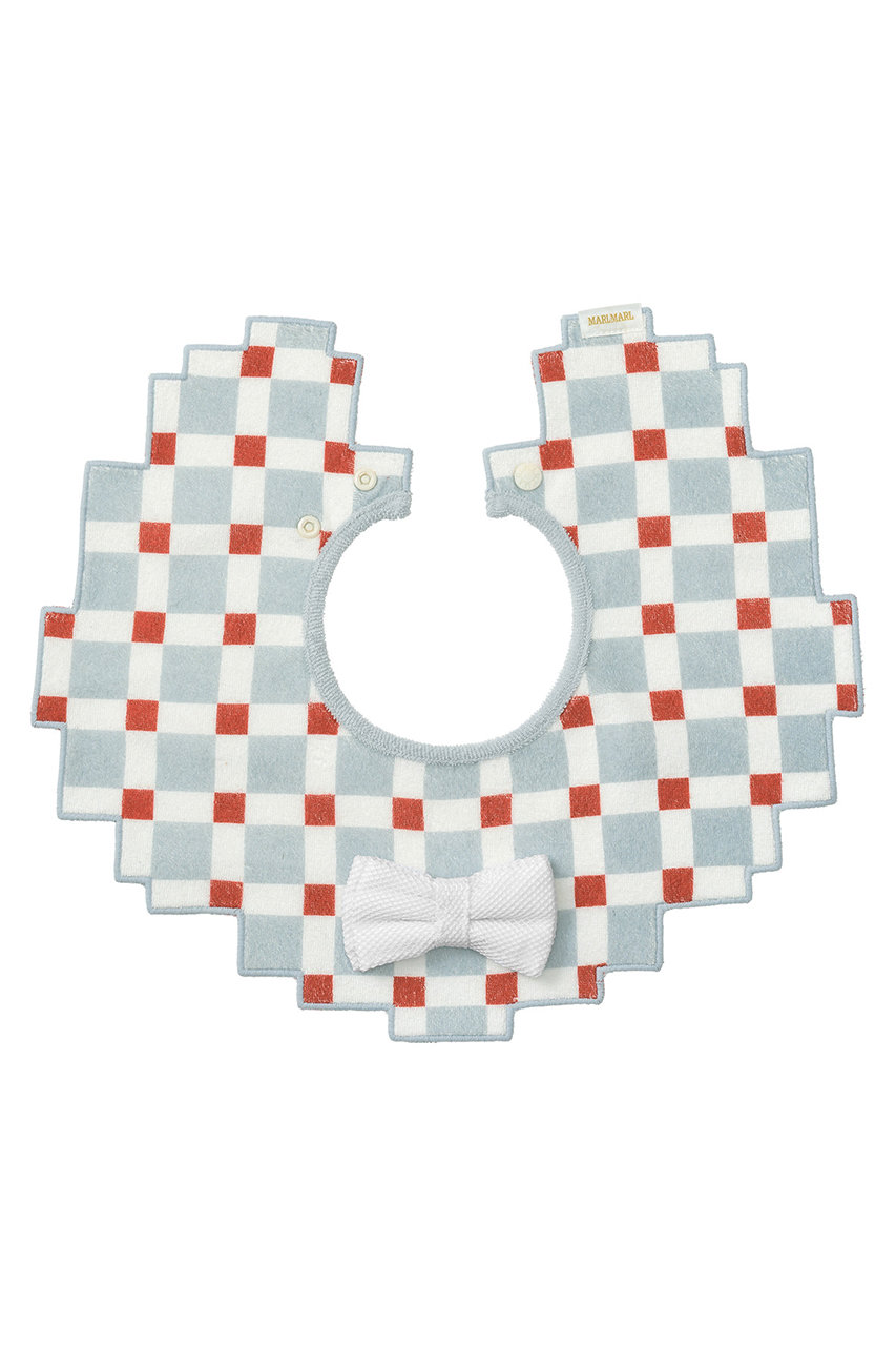 マールマール/MARLMARLの【BABY】joujou block スタイ(blue/4580817098569)