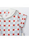 【BABY&KIDS】paddle rompers block ロンパース マールマール/MARLMARL