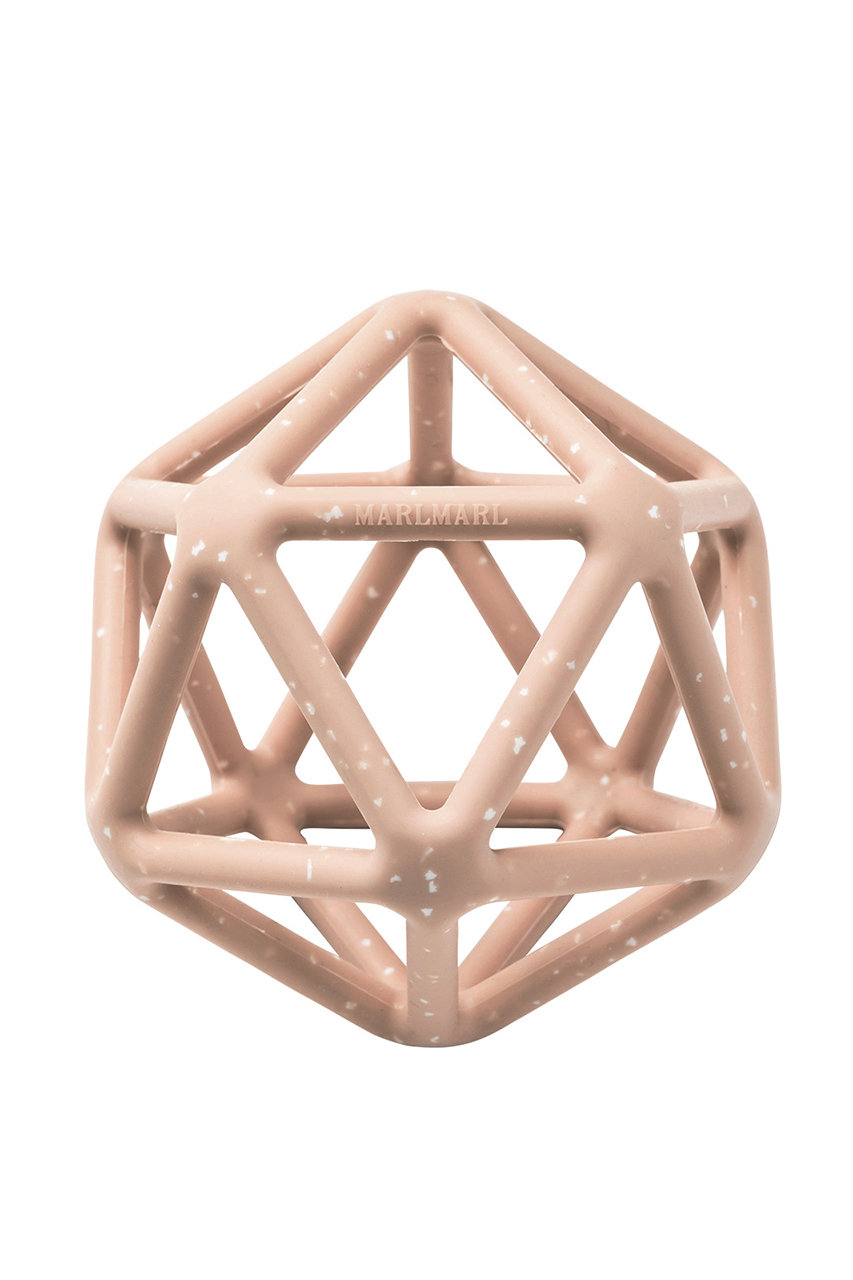 マールマール/MARLMARLの【BABY】polygon ball シリコンボール(dot pink/4580817099719)