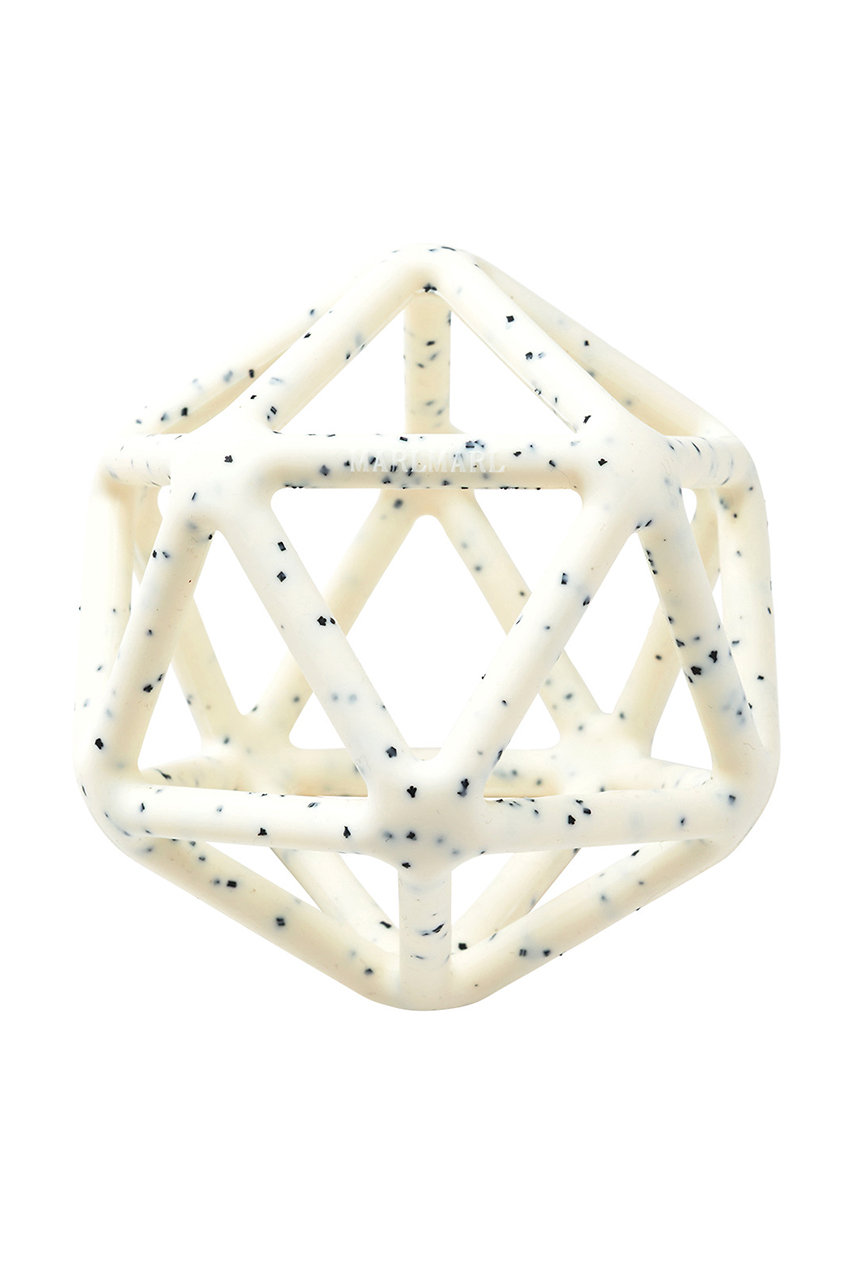 マールマール/MARLMARLの【BABY】polygon ball シリコンボール(dot milk/4580817099719)