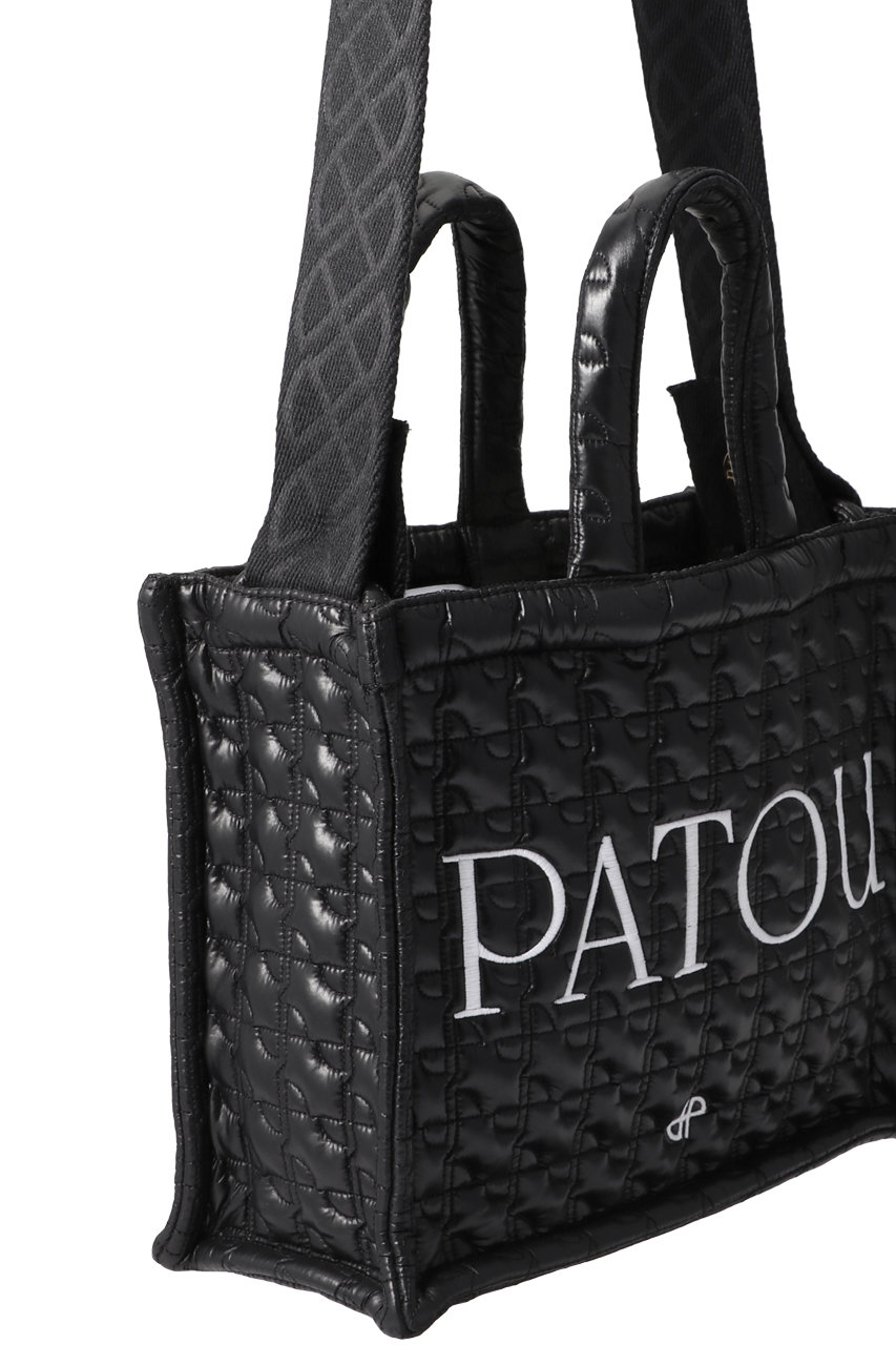 PATOU(パトゥ)｜PATOU SMALL トートバッグ/ブラックスキースロープ の