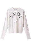 ◆PATOU 23SS◆ジャカードニット◆半袖トップス◆３色◆ PATOU パトゥ ジャカードニット セーター 半袖 クロップド丈