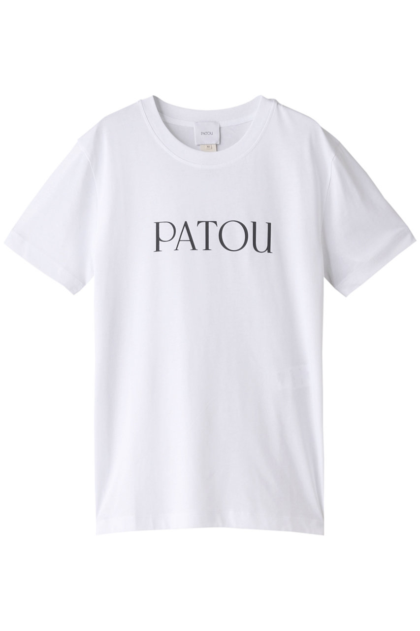 PATOU(パトゥ)｜ESSENTIAL PATOU Tシャツ/ホワイト の通販｜ELLESHOP ...