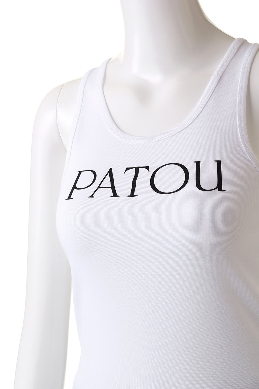 PATOU(パトゥ)｜アイコニック タンクトップ/ホワイト の通販｜ELLESHOP 