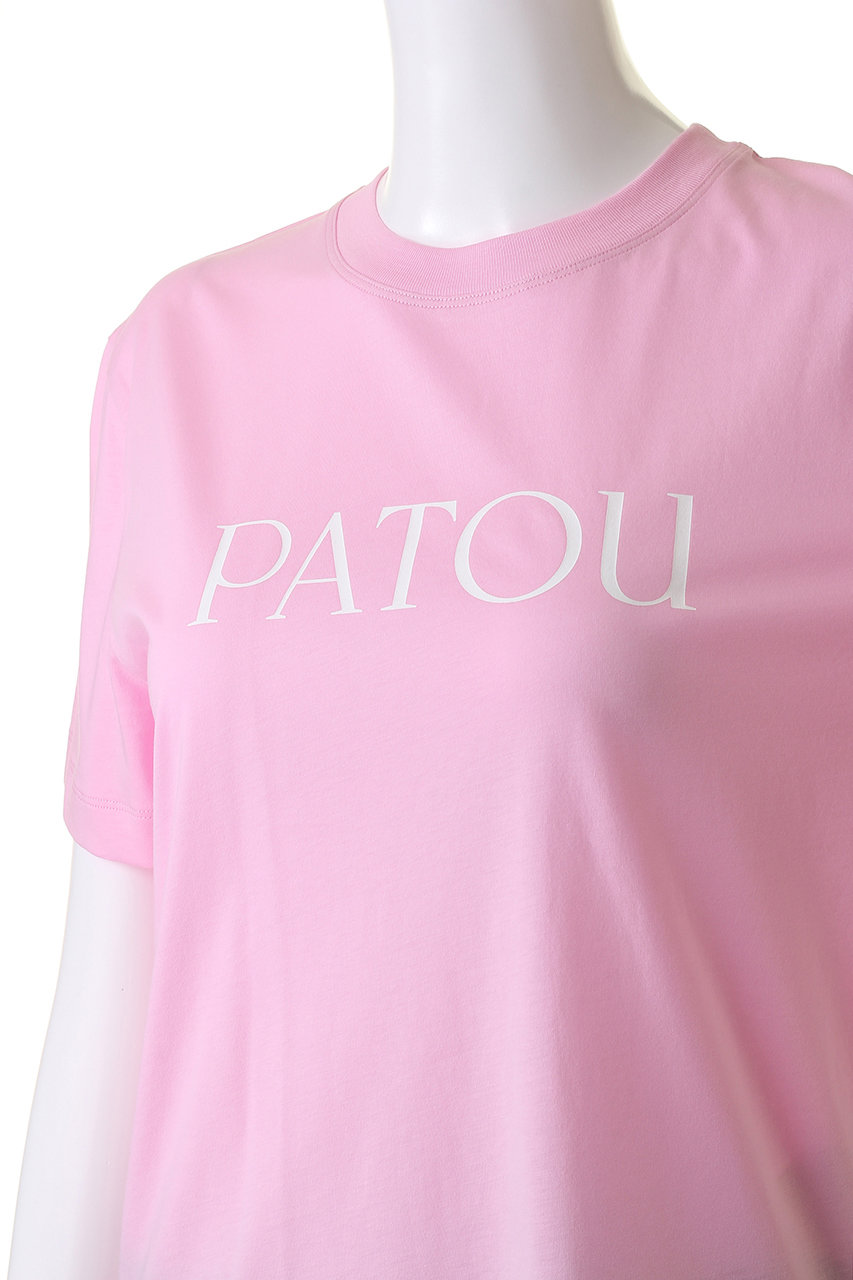 PATOU(パトゥ)｜エッセンシャル PATOU ロゴTシャツ/ローズブルームピンク の通販｜ELLESHOP・(エル・ショップ)