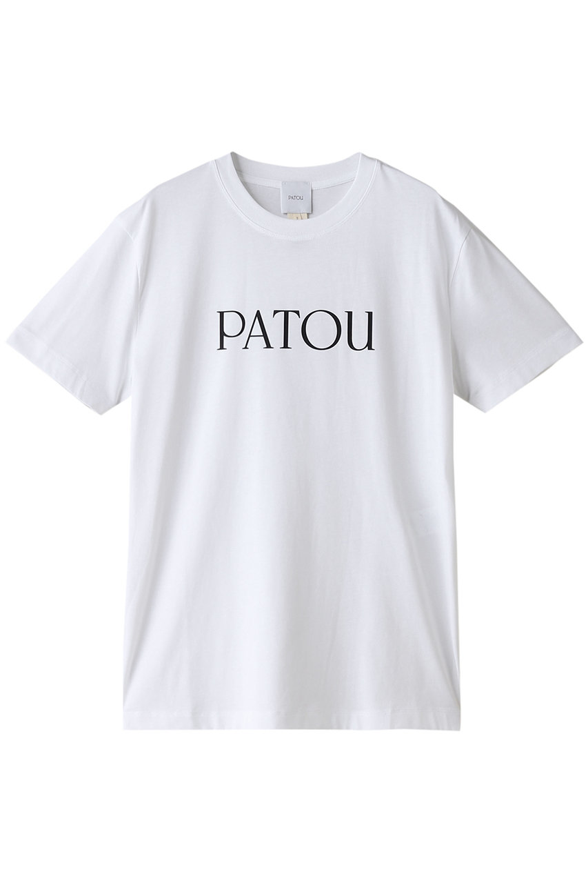 パトゥ/PATOUのエッセンシャルPATOUロゴTシャツ(ホワイト/ES-JE029-99-9)