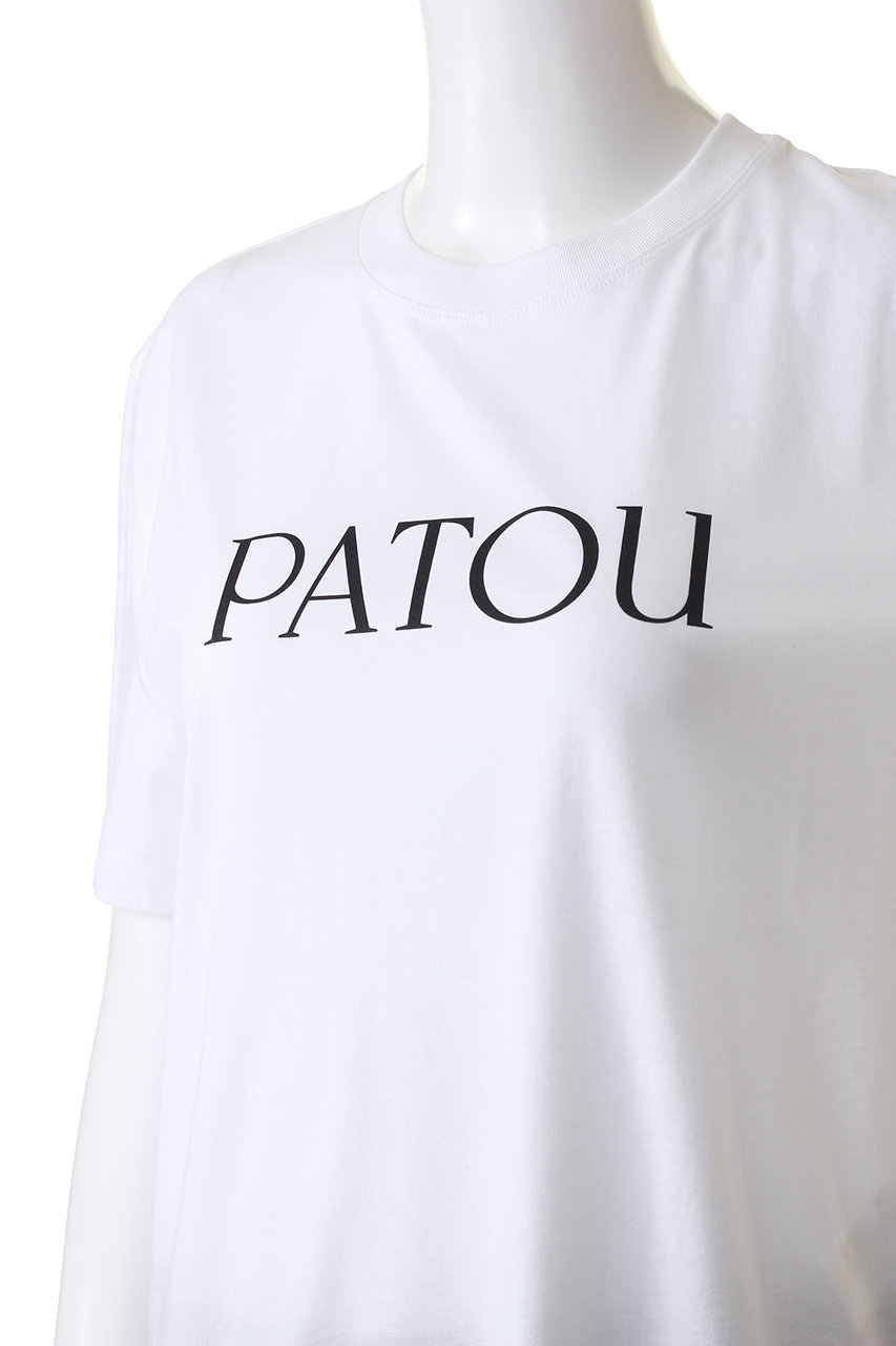 PATOU(パトゥ)｜エッセンシャルPATOUロゴTシャツ/ホワイト の通販｜ELLESHOP・(エル・ショップ)