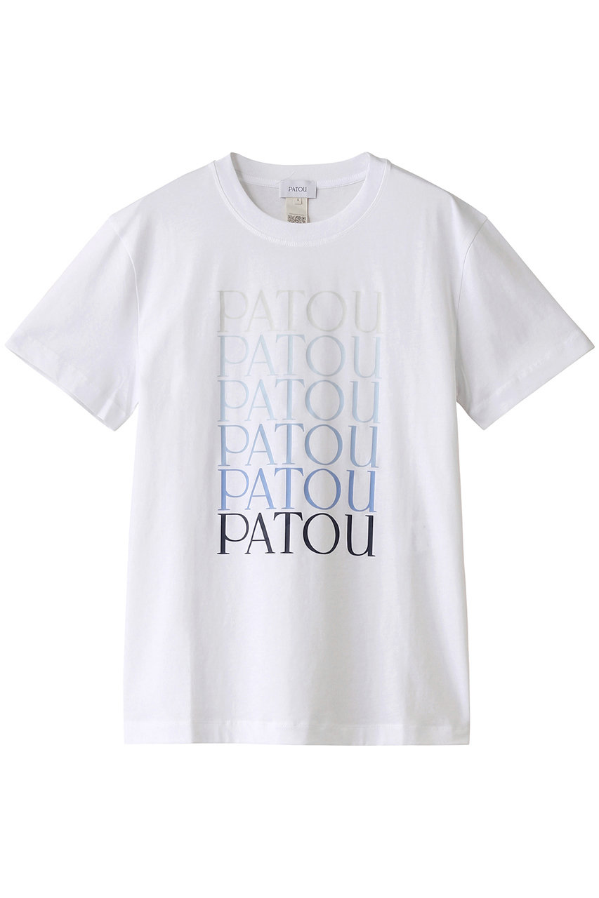 パトゥ/PATOUのPATOU PATOU ロゴTシャツ(ホワイト/25S-JE112-9999)