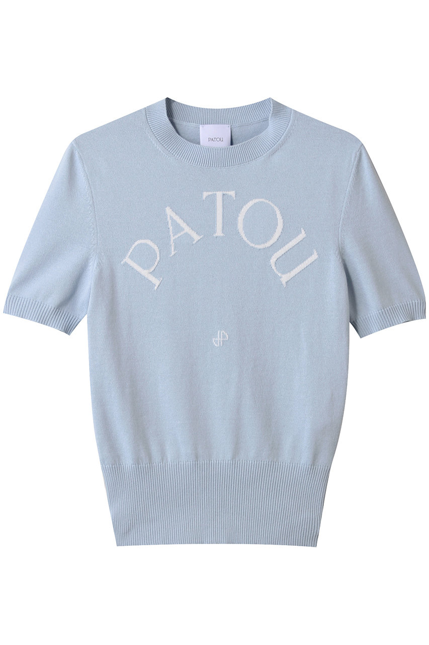 PATOU PATOU ジャカードプルオーバー (スカイライトブルー, M) パトゥ ELLE SHOP PATOU PATOU ジャカードプルオーバー (スカイライトブルー, M) パトゥ ELLE SHOP