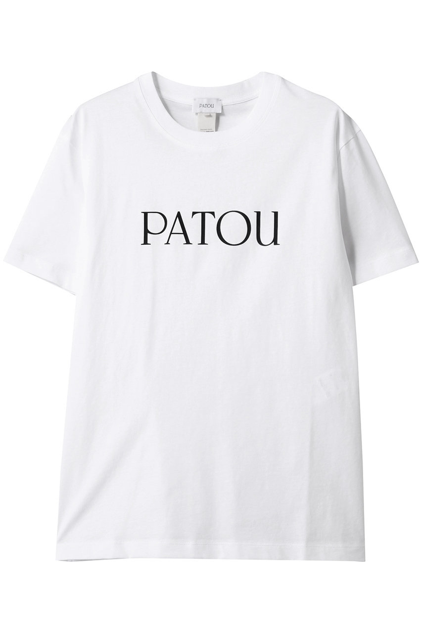 PATOU エッセンシャルPATOUロゴTシャツ (ホワイト, M) パトゥ ELLE SHOP PATOU エッセンシャルPATOUロゴTシャツ (ホワイト, M) パトゥ ELLE SHOP