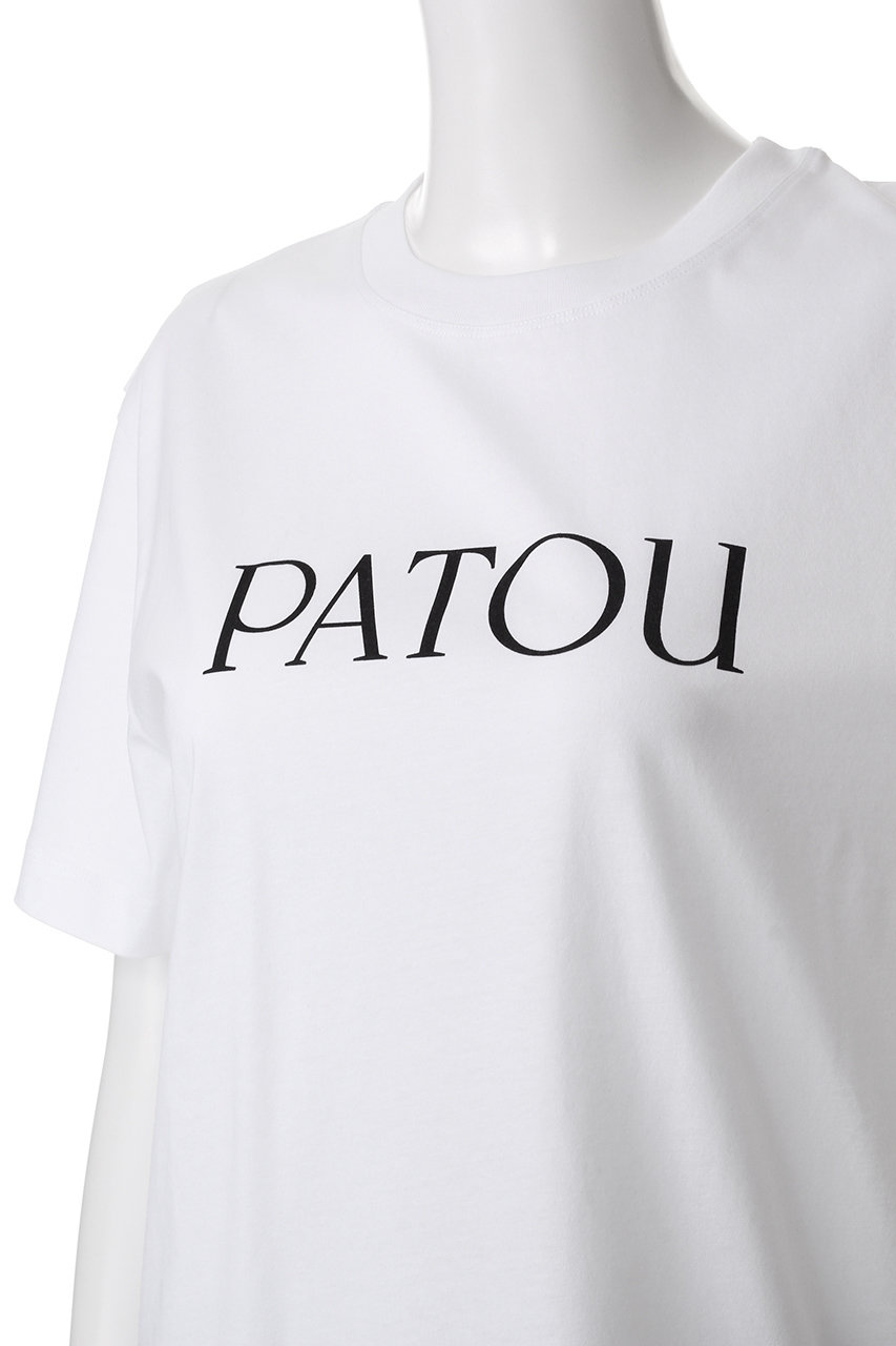 PATOU パトゥ　ロゴ　Tシャツ　ホワイト　Sサイズ Patou | オーガニックコットン パトゥロゴTシャツ