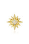 太陽のピアス（片耳用） ビジュードエム/Bijou de M イエローゴールド