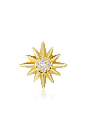 ビジュードエム/Bijou de Mの太陽のピアス（片耳用）(150100/150101)