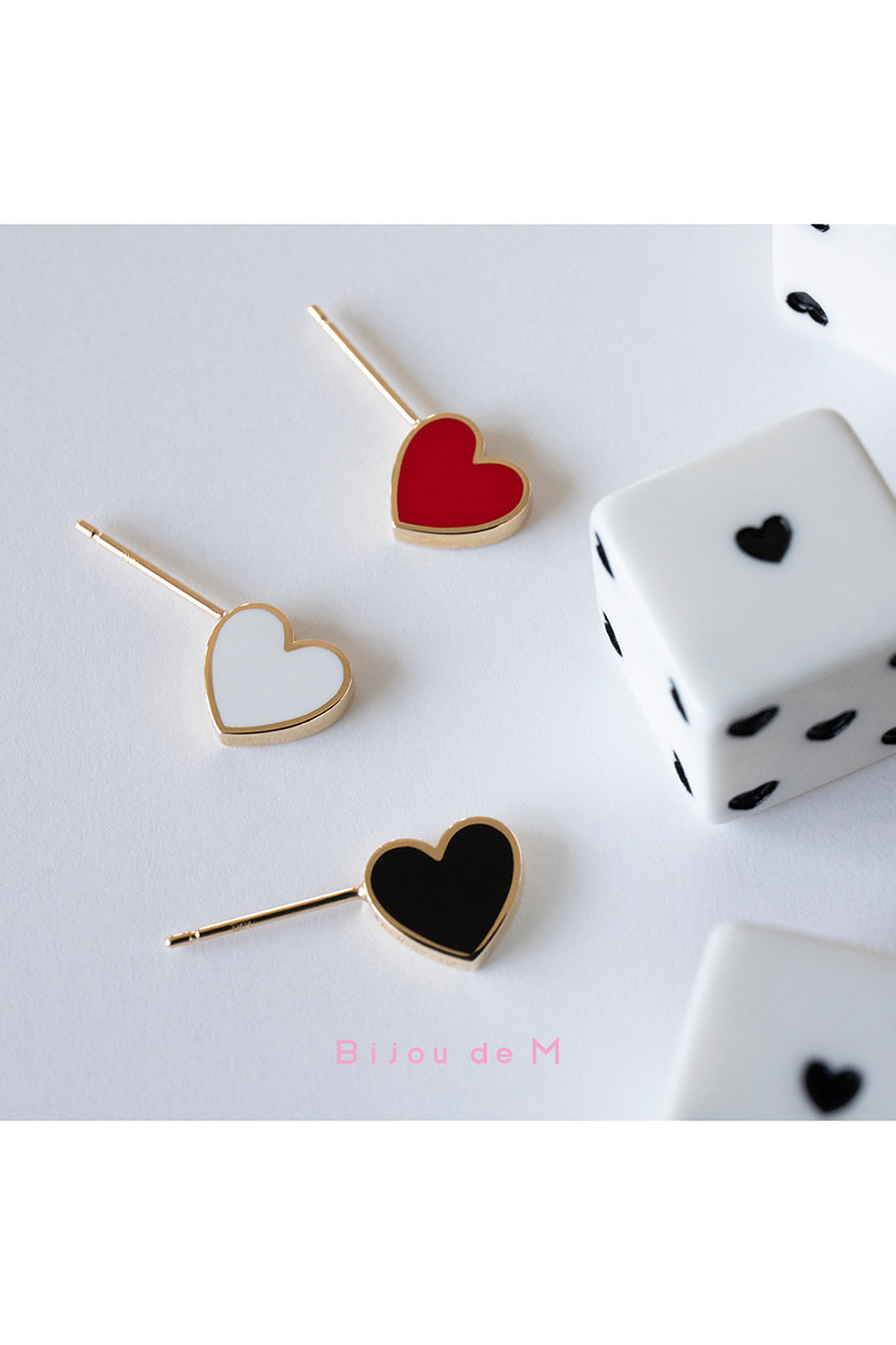 Bijou de M(ビジュードエム)｜【受注生産】リバーシブルハートピアス