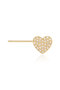 【受注生産】リバーシブルハートピアス（片耳用） ビジュードエム/Bijou de M