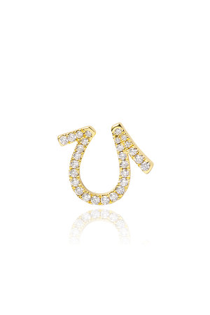 ビジュードエム/Bijou de Mの【受注生産】ひらがなダイヤモンドピアス（片耳用）(150100/150101)