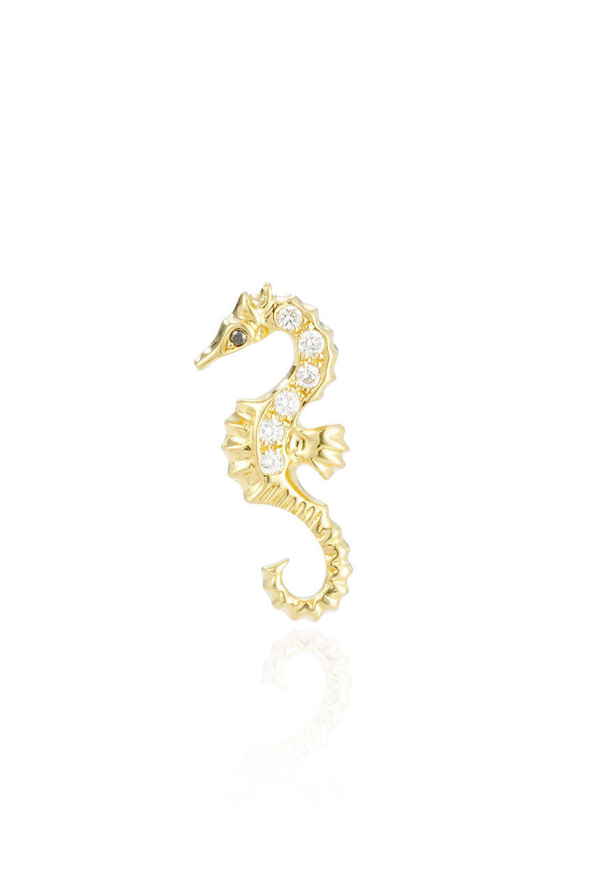 Bijou de M たつのおとしごピアス(片耳用) (イエローゴールド, F) ビジュードエム ELLE SHOP Bijou de M たつのおとしごピアス(片耳用) (イエローゴールド, F) ビジュードエム ELLE SHOP