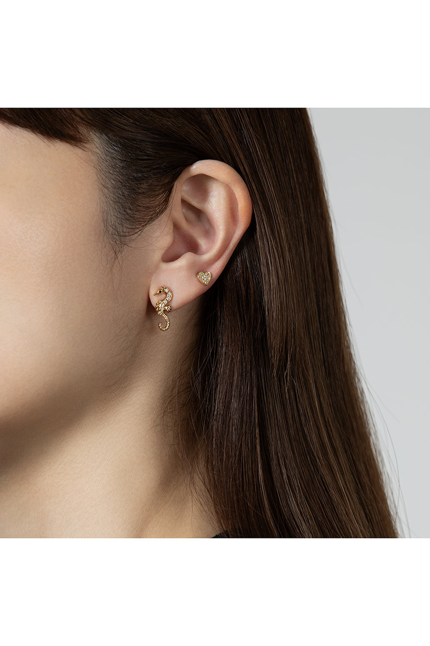 Bijou de M(ビジュードエム)｜【受注生産】たつのおとしごピアス（片耳