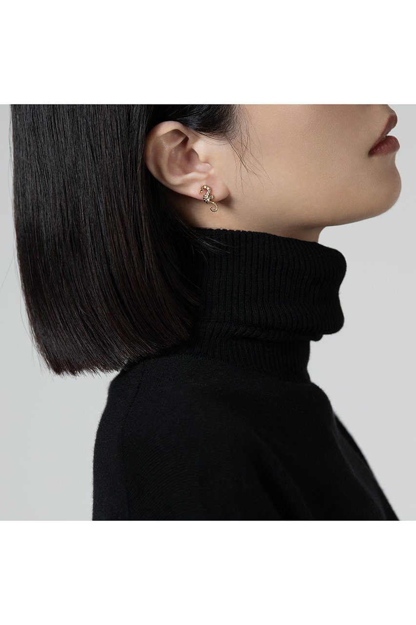 Bijou de M(ビジュードエム)｜【受注生産】たつのおとしごピアス（片耳