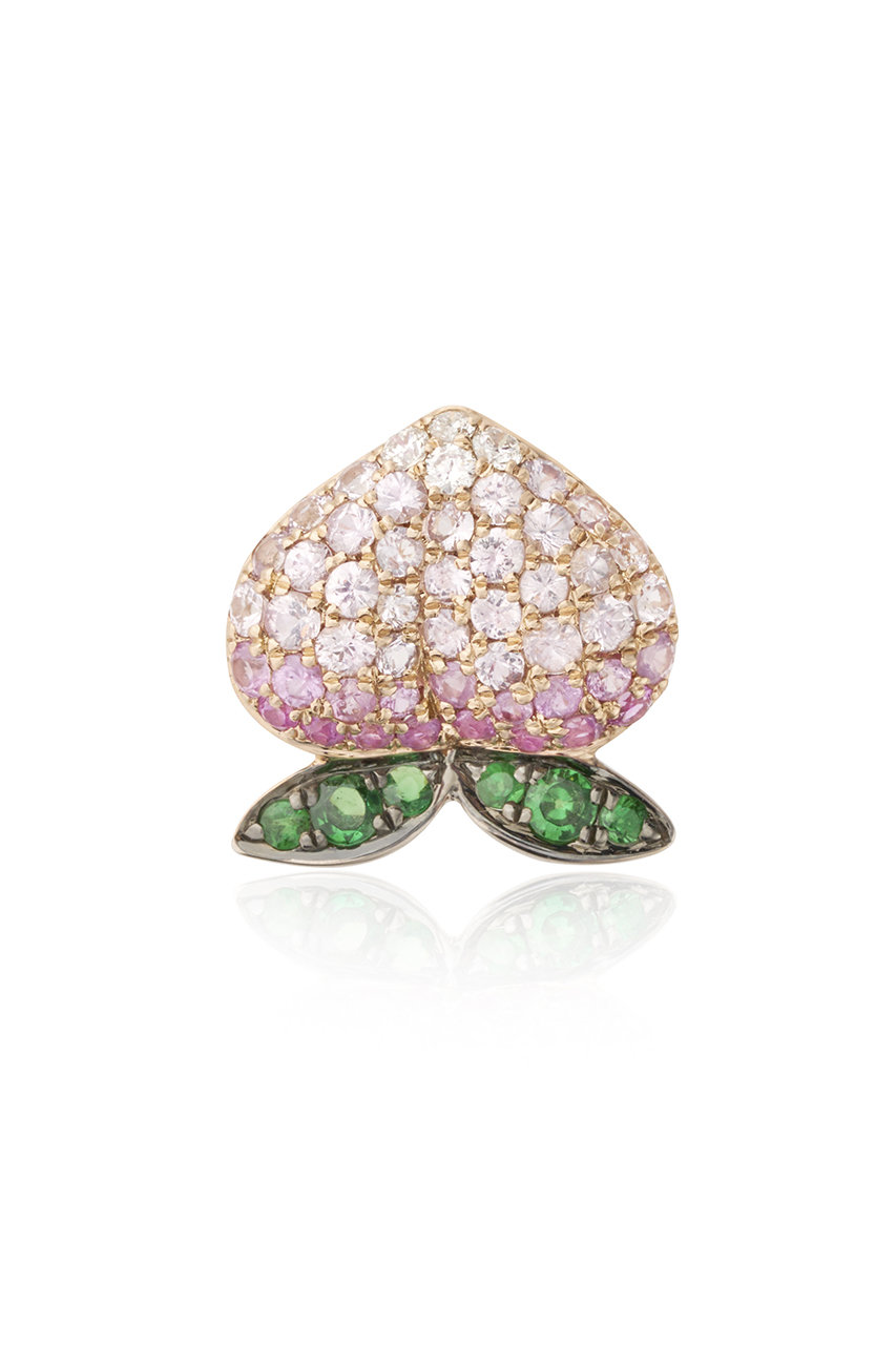 Bijou de M(ビジュードエム)｜【受注生産】もものピアス（片耳用