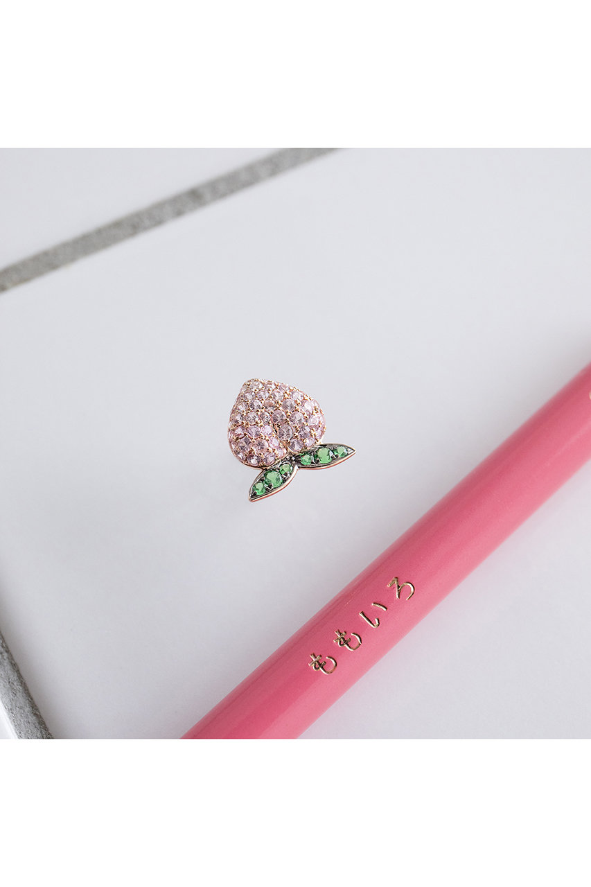 Bijou de M(ビジュードエム)｜【受注生産】もものピアス（片耳用