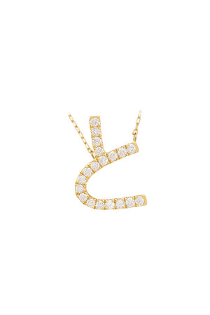 ビジュードエム/Bijou de Mの【受注生産】ひらがなネックレス（ダイヤモンド）(150200/150201)