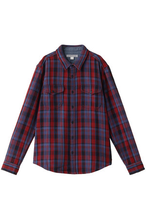 アウターノウン/OUTERKNOWNの【MEN】BLANKET SHIRT コットンツイルチェック シャツ(110400/110403)