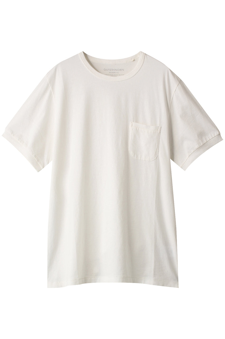 アウターノウン/OUTERKNOWNの【MEN】SOJOURN ポケットTシャツ(ホワイト/9920900153)
