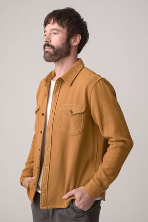 アウターノウン/OUTERKNOWNの【MEN】BLANKET SHIRT コットンツイル シャツ(110400/110403)