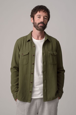 アウターノウン/OUTERKNOWNの【MEN】BLANKET SHIRT コットンツイル シャツ(110400/110403)