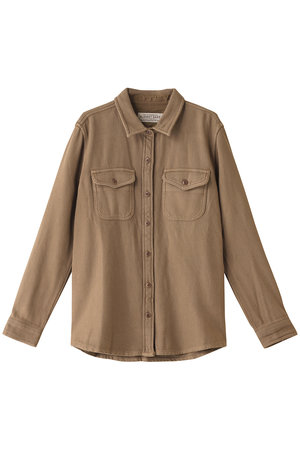 アウターノウン/OUTERKNOWNのCHROMA BLANKET SHIRT コットンツイル シャツ(110400/110403)