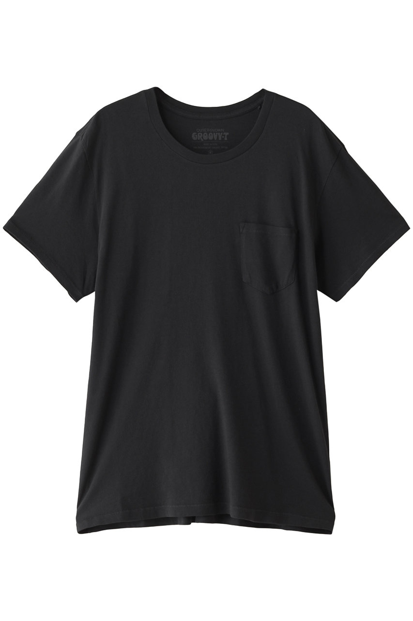 アウターノウン/OUTERKNOWNの【MEN】GROOVY ポケットTシャツ(ブラック/9920900171)