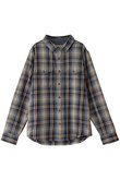 【MEN】BLANKET SHIRT コットンツイルチェック シャツ