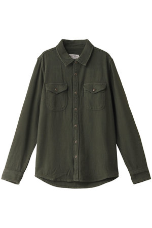 アウターノウン/OUTERKNOWNの【MEN】CHROMA BLANKET SHIRT コットンツイル シャツ(110400/110403)