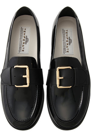 テンパレイト/TEMPERATEのGLEN ゴールドバックルベルト ローファー(レイン対応)(130600/130601)