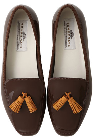 テンパレイト/TEMPERATEのNOAH バイカラータッセル スリッポン(レイン対応)(130600/130601)