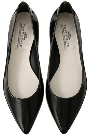 テンパレイト/TEMPERATEのSTELLA シルバーヒール ポインテッドパンプス(レイン対応)(130600/130601)