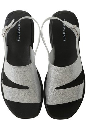 テンパレイト/TEMPERATEのHOLS SPARKLE サンダル(レイン対応)