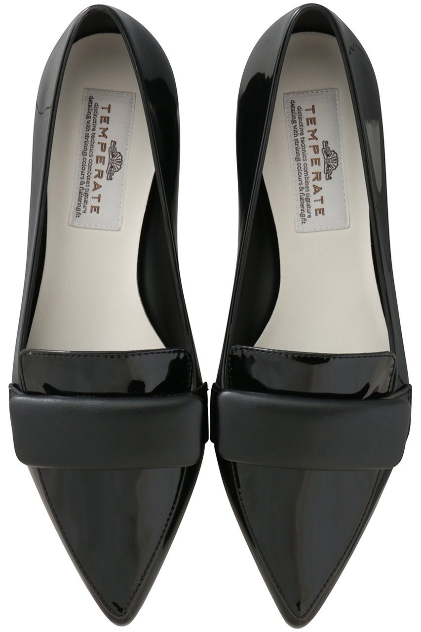 テンパレイト/TEMPERATEのSOPHIE ポインテッド スリッポン(レイン対応)(ブラック/SOPHIE)