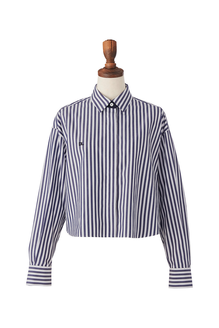 デイジーリン/DAISY LINのStripe Shirt “Cote d’Azur Lady”(ネイビー×ホワイト/07079-DLTCE03SIF)
