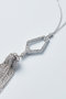 Necklace “Art Deco Silver Tassel” デイジーリン/DAISY LIN