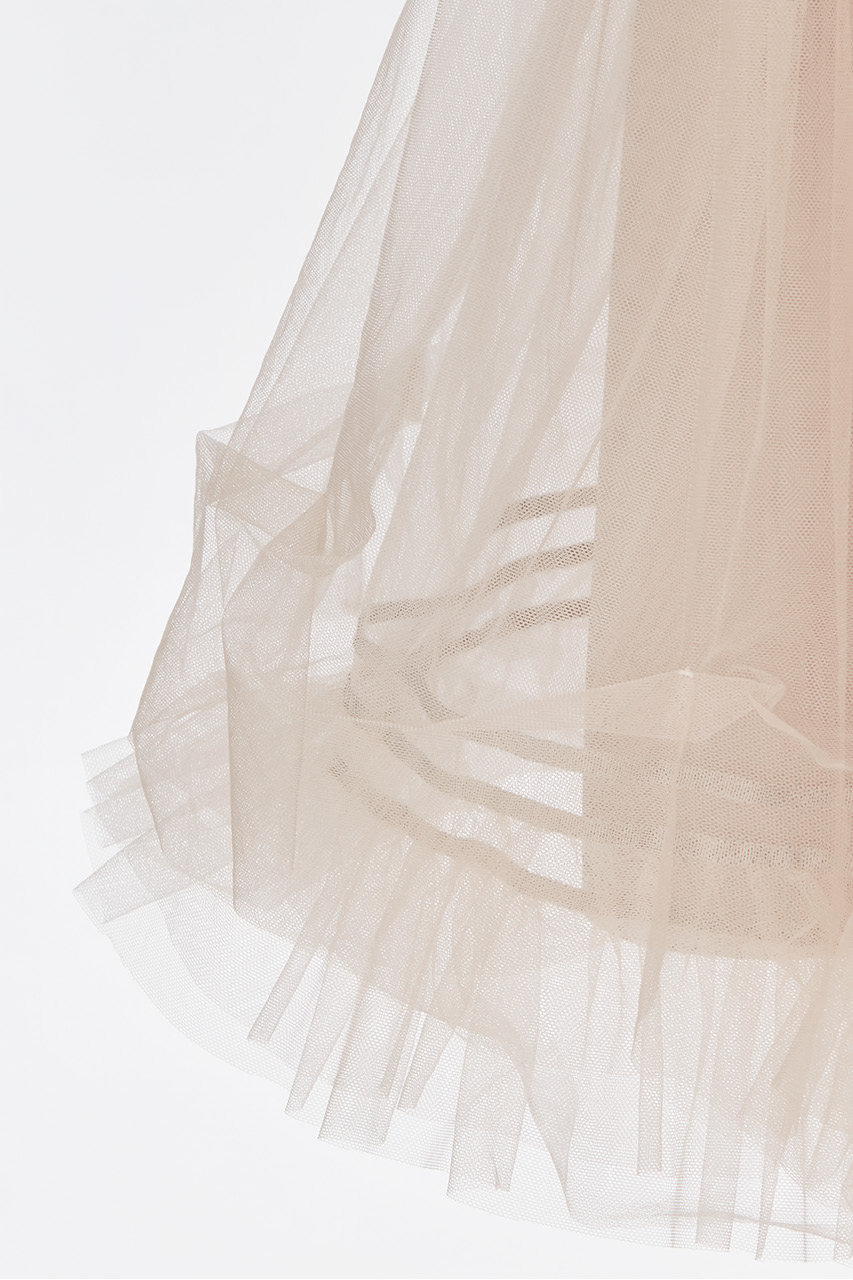 DAISY LIN(デイジーリン)｜Skirt “Prima Tulle Ⅱ”/パウダーベージュ