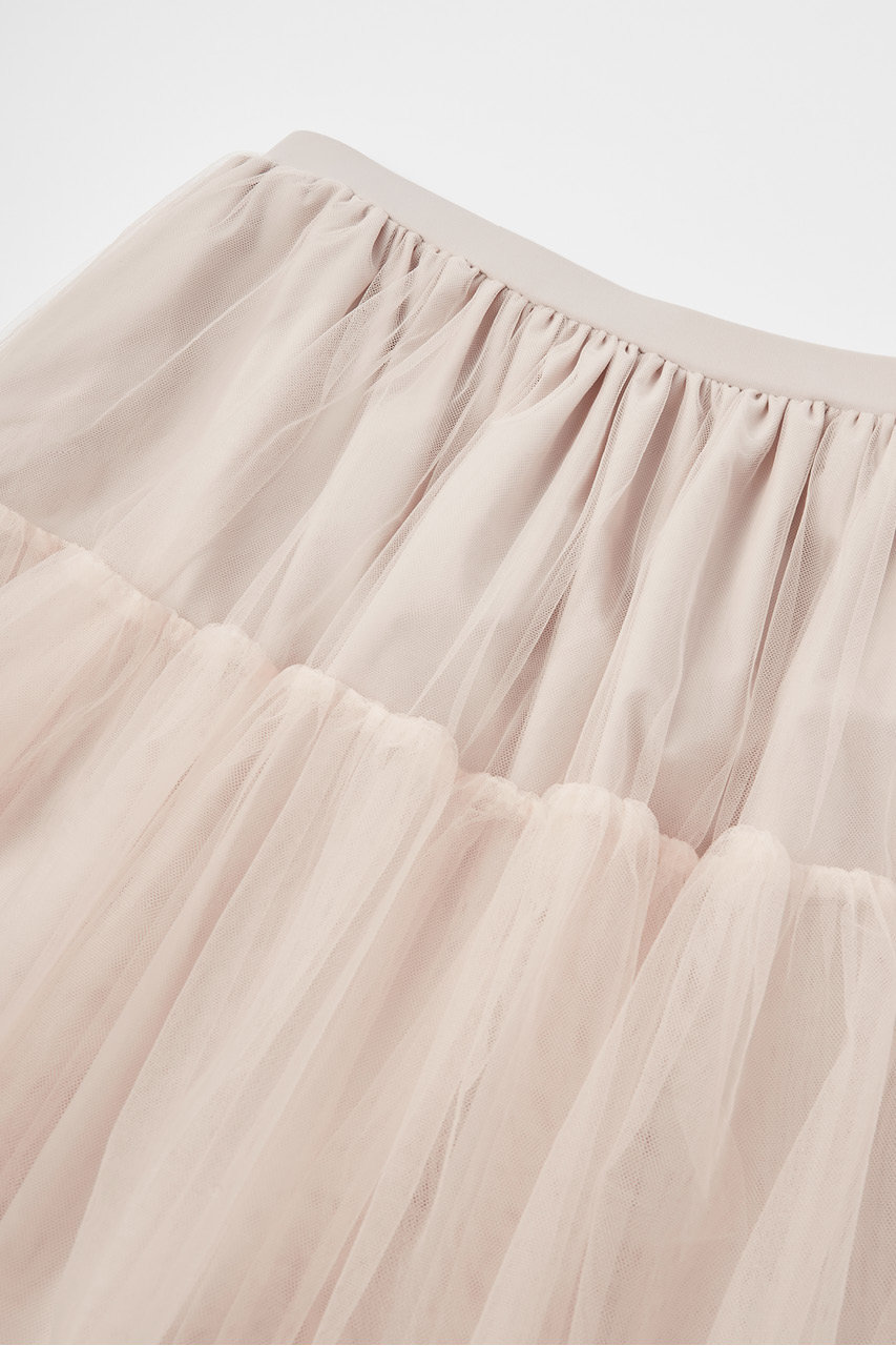 DAISY LIN(デイジーリン)｜Skirt “Prima Tulle Ⅱ”/パウダーベージュ の通販｜ELLESHOP・(エル・ショップ)