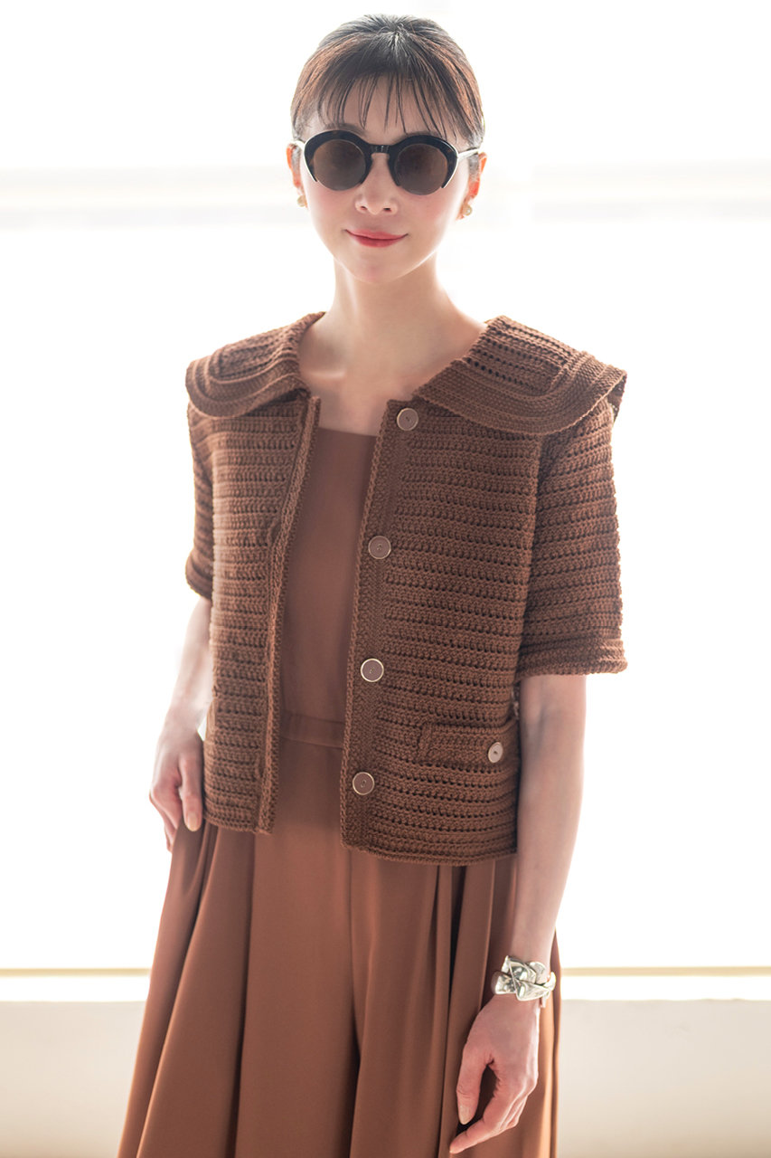 再お値下げ♡DAISYLIN Power Cardigan 新品未使用 DAISY LIN(デイジーリン)｜Cardigan “Coco Sailor”/キャラメルブラウン