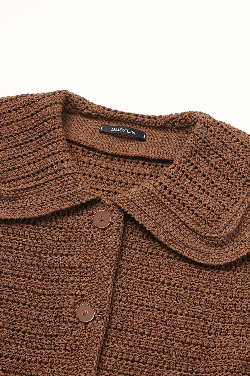 DAISY LIN(デイジーリン)｜Cardigan “Coco Sailor”/キャラメル