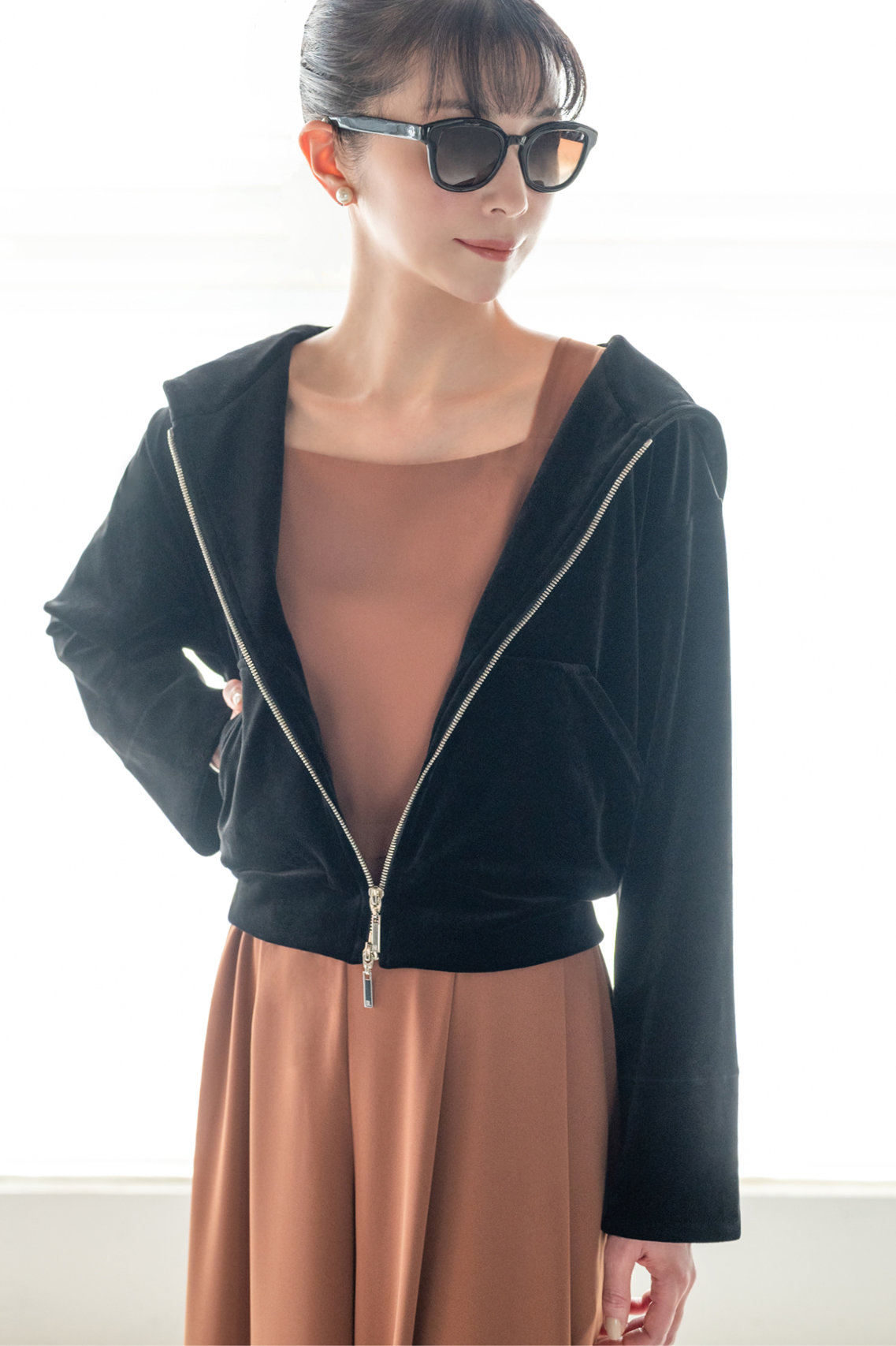 DAISY LIN(デイジーリン)｜Daisy Velour “LUXURY PARKA”/ベルベット